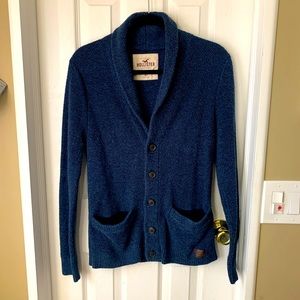 New: Hollister cardigan sweater, blue